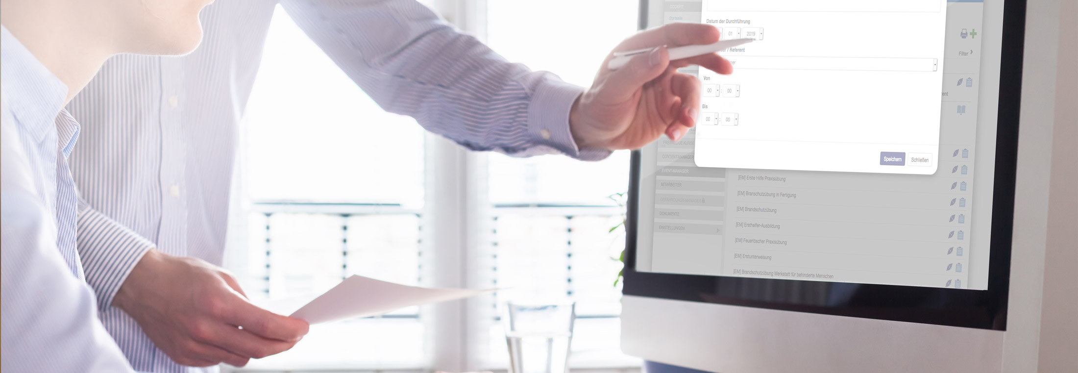 Mit dem Event-Manager Termine erstellen, Teilnehmer einladen und vieles mehr.